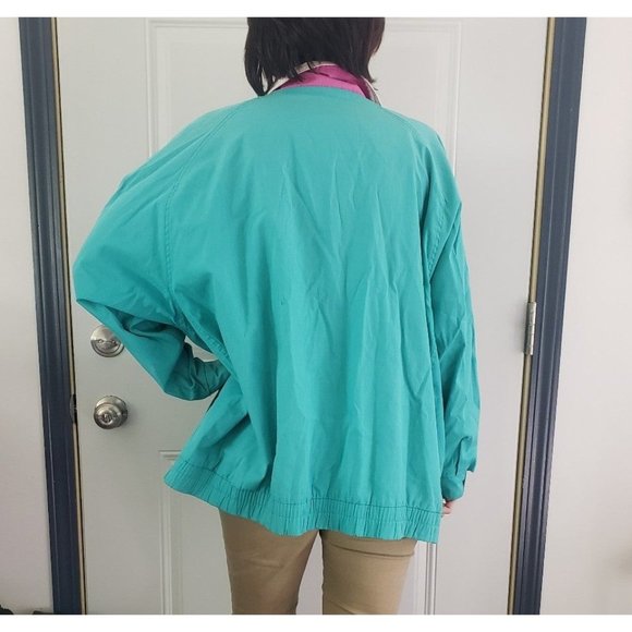 80s‎ Teal and Pink Jacket - Picture 3 of 4